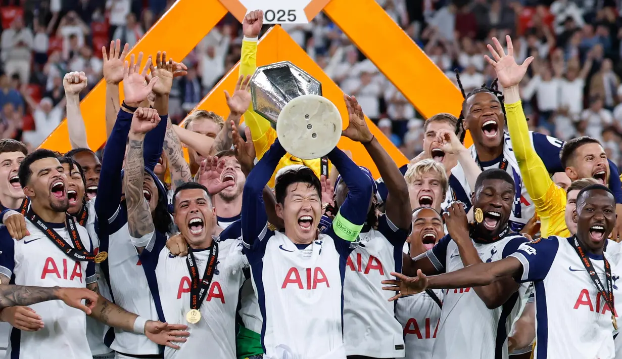 Juara Liga Europa Tottenham Hotspur Akhiri Puasa Gelar Sejak 2008